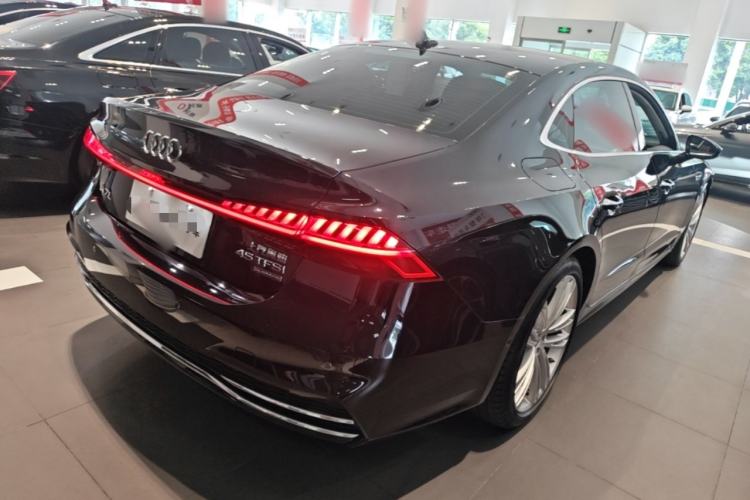 Used Audi A7L 2024 45 TFSI quattro Luxury Edition Rear Right 45 Deg