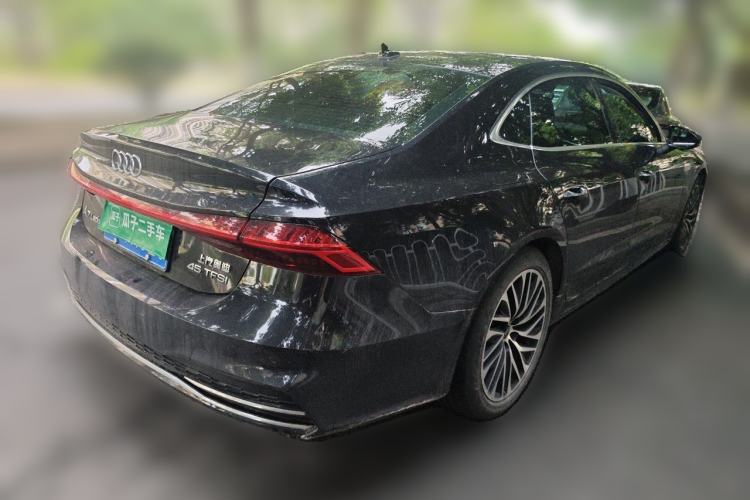 Used Audi A7L 2024 45TFSI S-line Dream-Building Edition Flow Crystal Package Rear Right 45 Deg