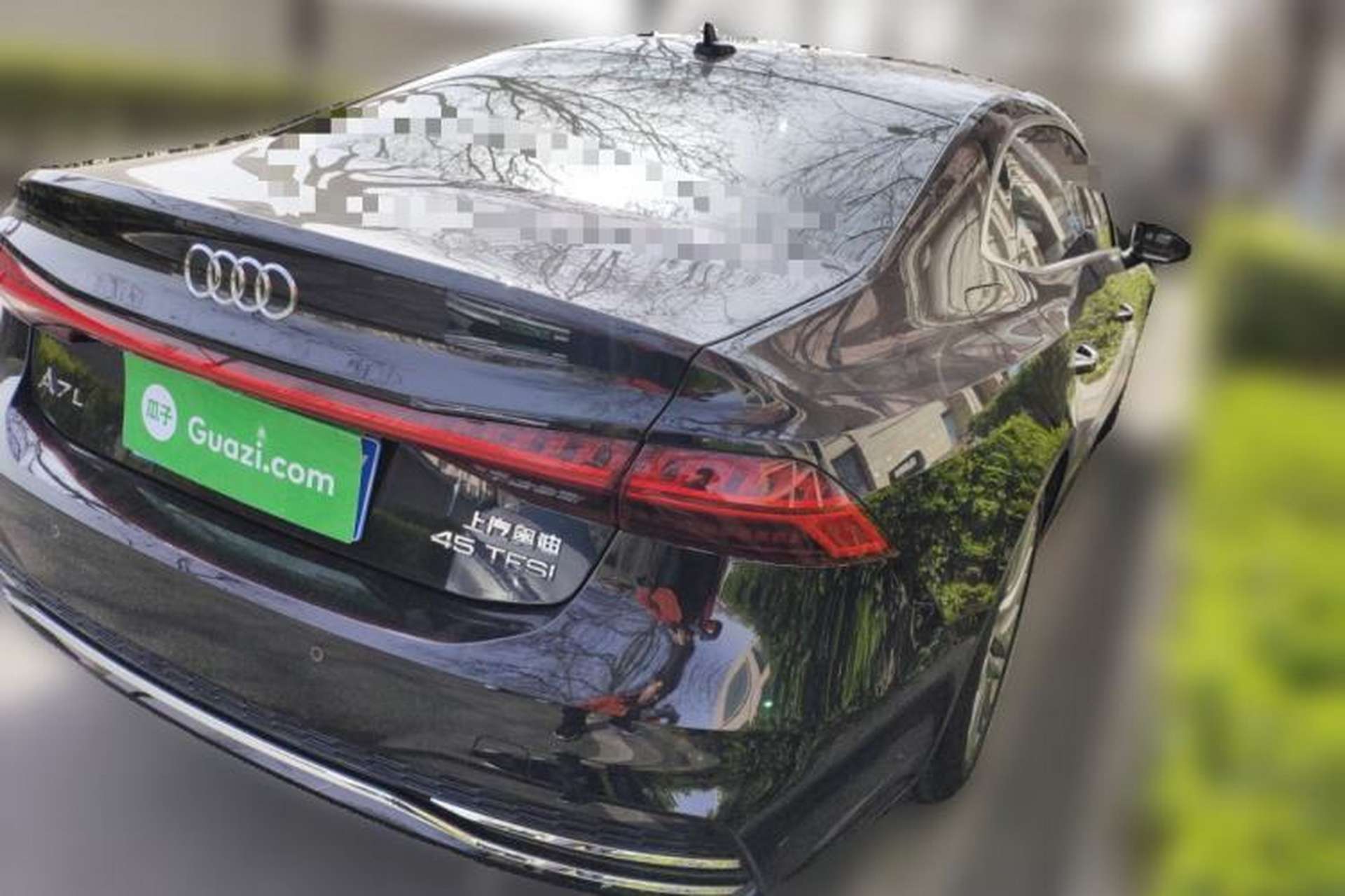 Used Audi A7L 2024 45TFSI S-line Dream-Building Edition Flow Crystal Package Rear Right 45 Deg