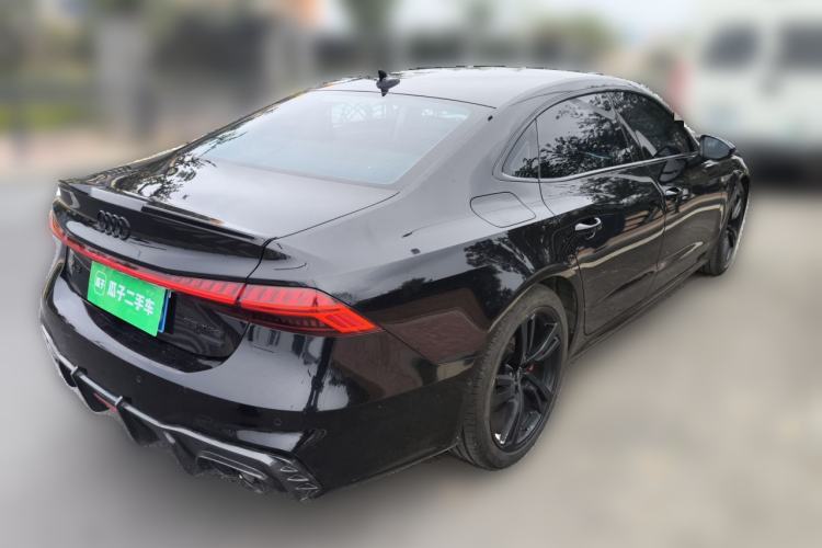 Used Audi A7L 2024 45TFSI quattro S-line Visionary Edition Flow Crystal Package Rear Right 45 Deg