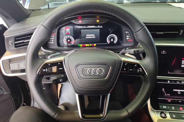 Used Audi A7L 2024 45 TFSI quattro Black Warrior Edition Steering Wheel
