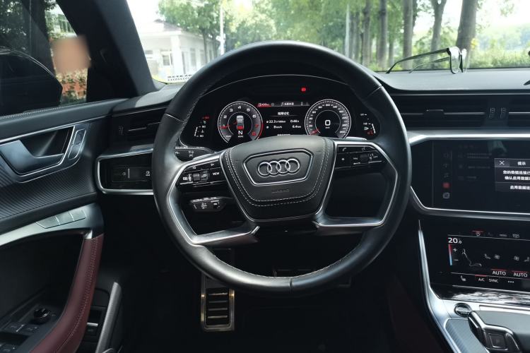 Used Audi A7L 2024 45 TFSI quattro Black Warrior Edition Steering Wheel