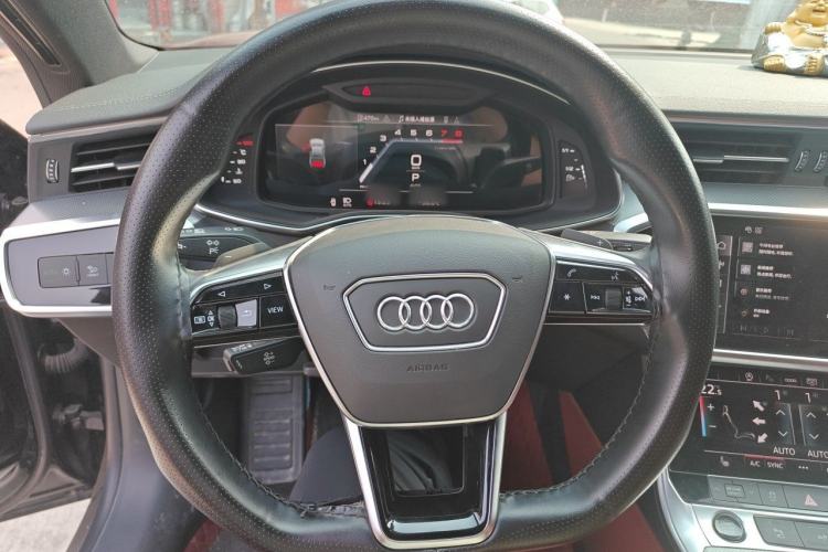 Used Audi A7L 2024 45 TFSI quattro S-line Black Warrior Edition Steering Wheel