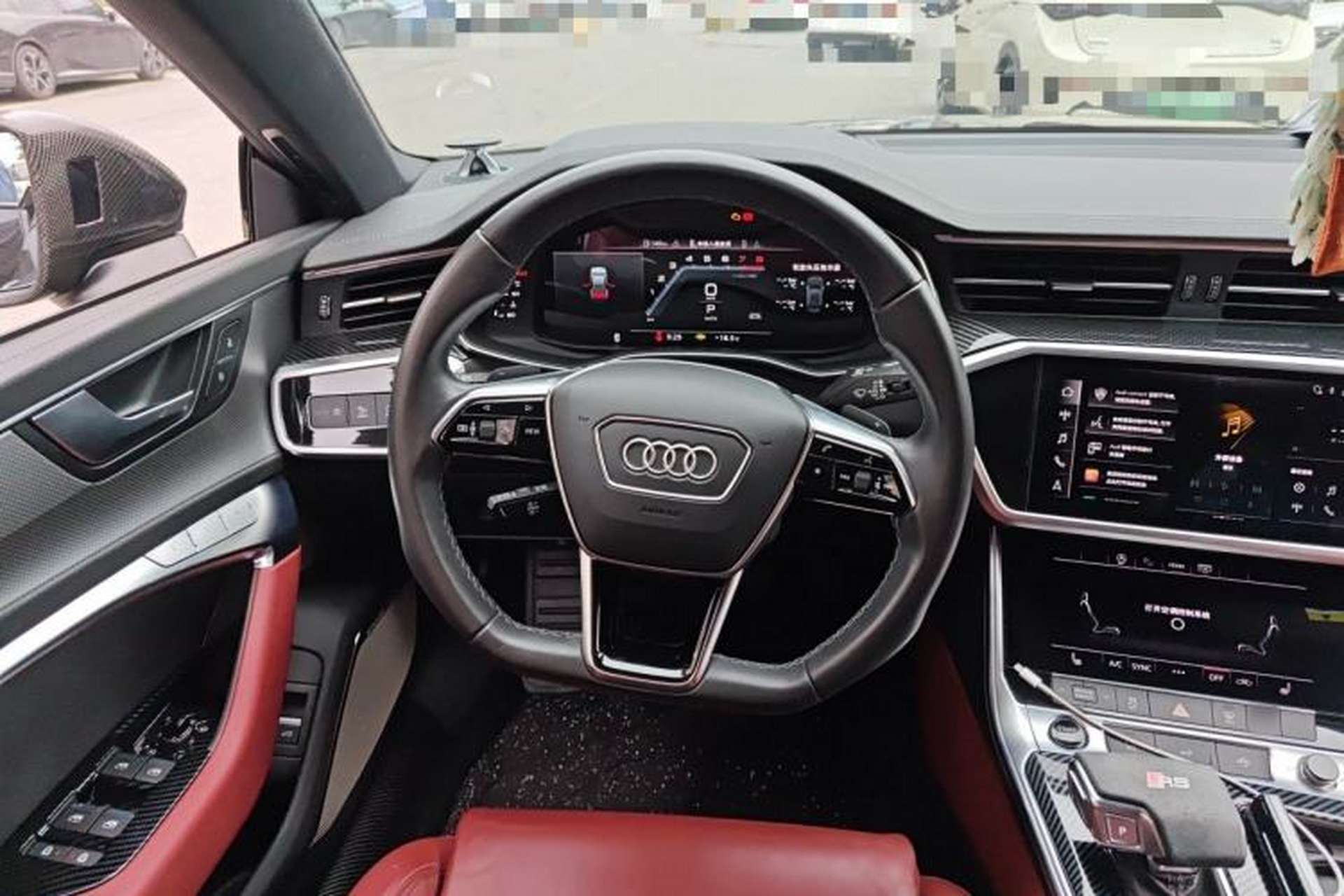 Used Audi A7L 2024 45 TFSI quattro S-line Black Warrior Edition Steering Wheel