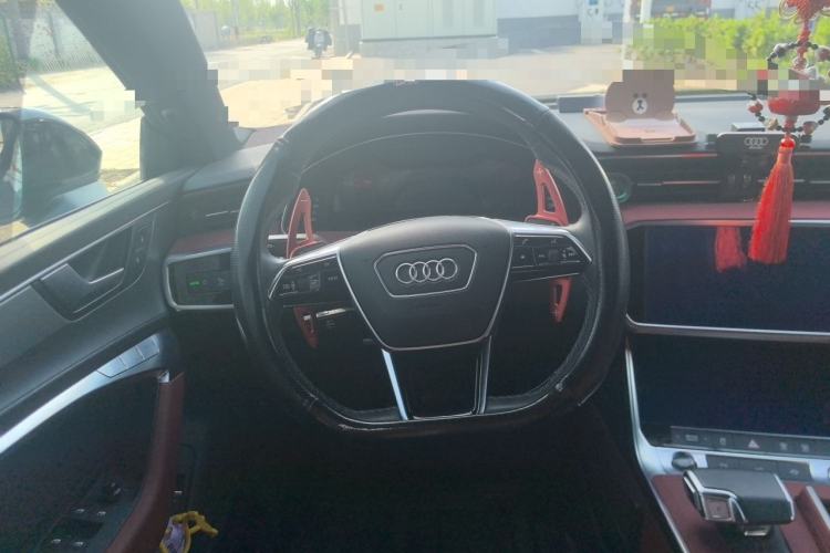 Used Audi A7L 2024 45 TFSI quattro Black Warrior Edition Steering Wheel