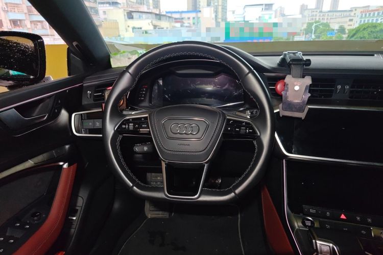 Used Audi A7L 2024 45 TFSI quattro Black Warrior Edition Steering Wheel