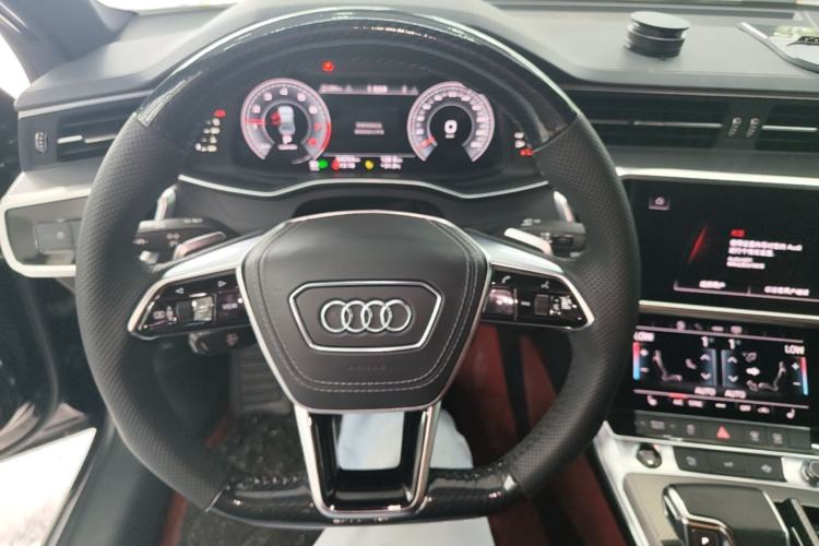 Used Audi A7L 2024 45 TFSI quattro Black Warrior Edition Steering Wheel