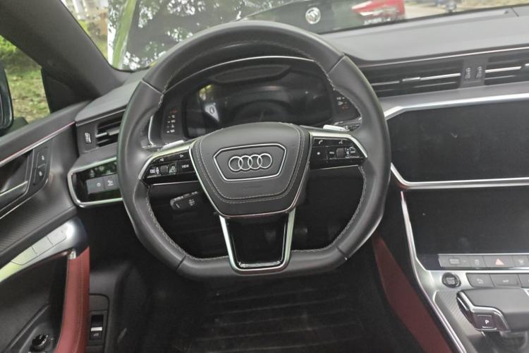 Used Audi A7L 2024 45 TFSI quattro Black Warrior Edition Steering Wheel