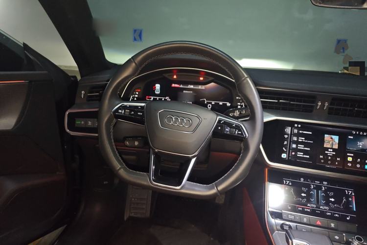 Used Audi A7L 2024 45 TFSI quattro S-line Black Warrior Edition Steering Wheel