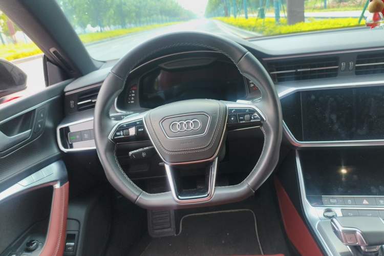 Used Audi A7L 2024 45 TFSI quattro Black Warrior Edition Steering Wheel