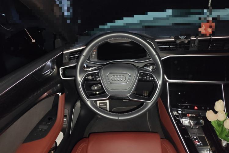 Used Audi A7L 2024 45 TFSI quattro S-line Black Warrior Edition Steering Wheel