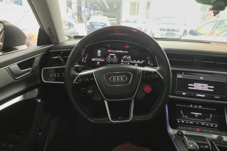 Used Audi A7L 2024 45TFSI S-line Dream-Building Edition Flow Crystal Package Steering Wheel
