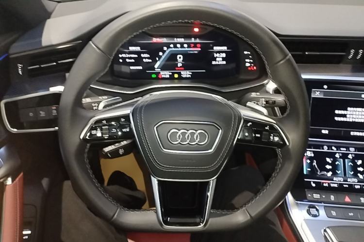 Used Audi A7L 2024 45 TFSI quattro Black Warrior Edition Steering Wheel