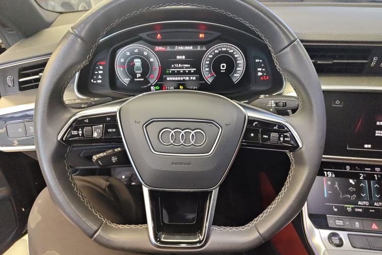 Used Audi A7L 2024 45 TFSI quattro S-line Black Warrior Edition Steering Wheel