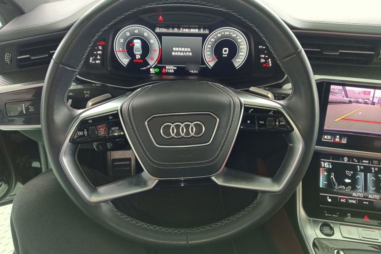 Used Audi A7L 2024 45 TFSI quattro Black Warrior Edition Steering Wheel