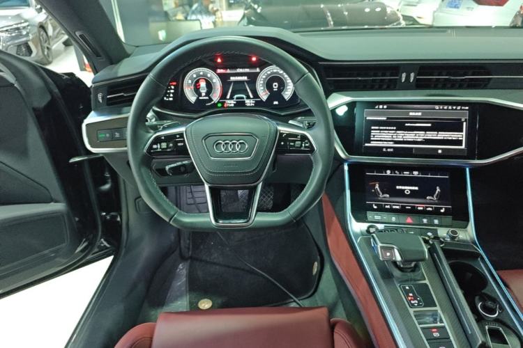 Used Audi A7L 2024 45 TFSI quattro Black Warrior Edition Steering Wheel