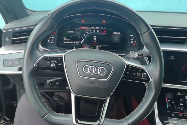 Used Audi A7L 2024 45 TFSI quattro S-line Black Warrior Edition Steering Wheel