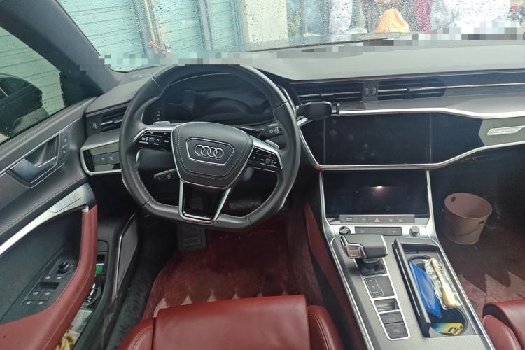 Used Audi A7L 2024 45 TFSI quattro Black Warrior Edition Steering Wheel