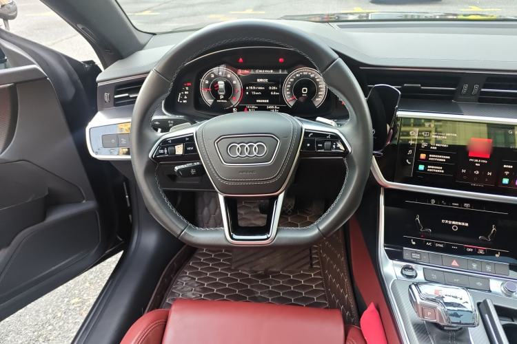 Used Audi A7L 2024 45 TFSI quattro Black Warrior Edition Steering Wheel