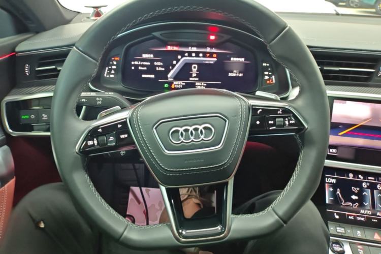 Used Audi A7L 2024 45 TFSI quattro Black Warrior Edition Steering Wheel