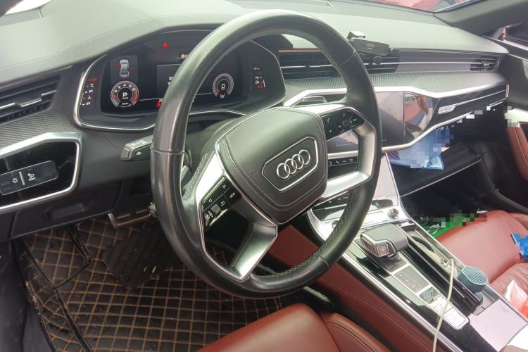 Used Audi A7L 2024 45 TFSI quattro Black Warrior Edition Steering Wheel