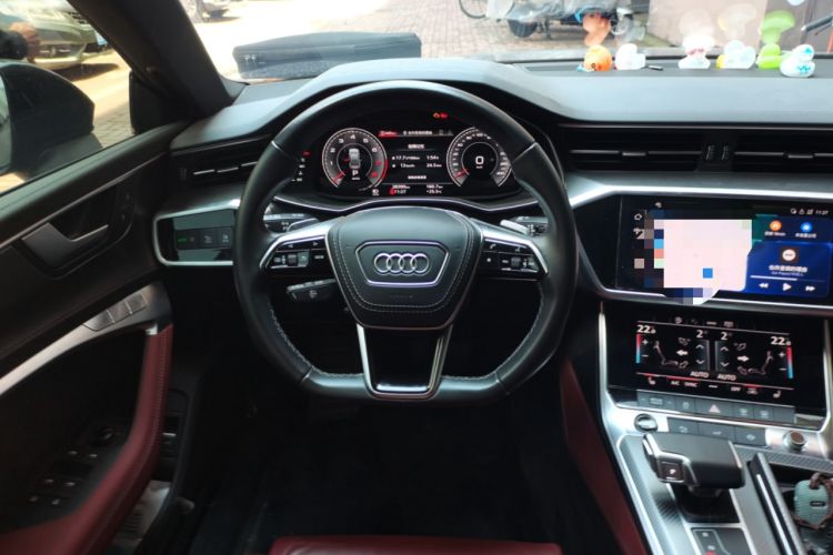Used Audi A7L 2024 45 TFSI quattro Black Warrior Edition Steering Wheel