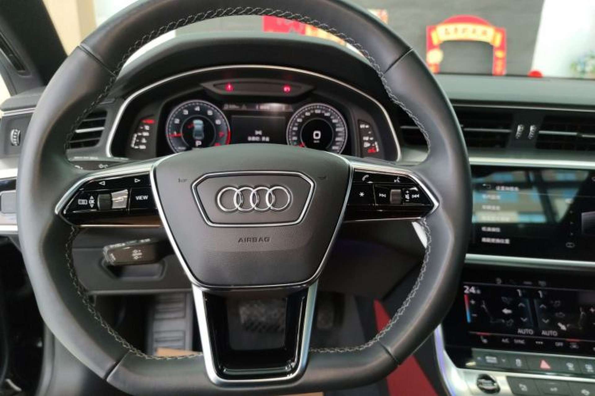 Used Audi A7L 2024 45 TFSI quattro S-line Black Warrior Edition Steering Wheel