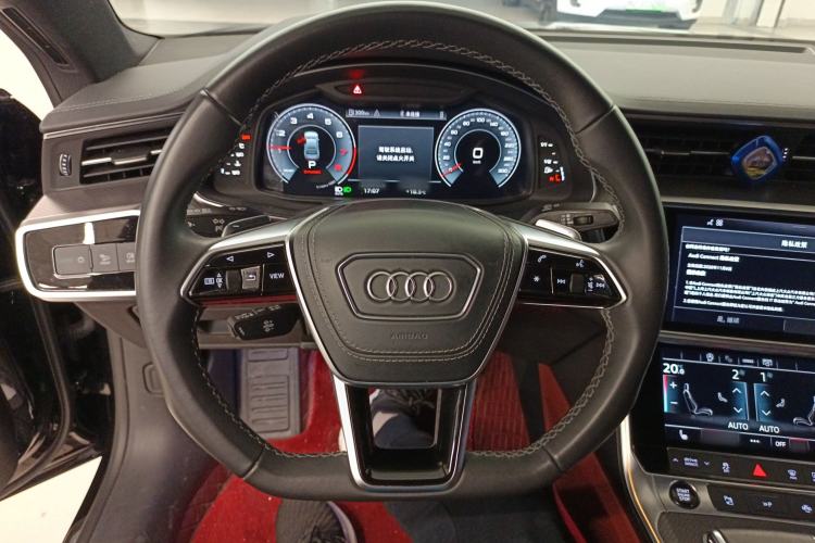 Used Audi A7L 2024 45 TFSI quattro Black Warrior Edition Steering Wheel