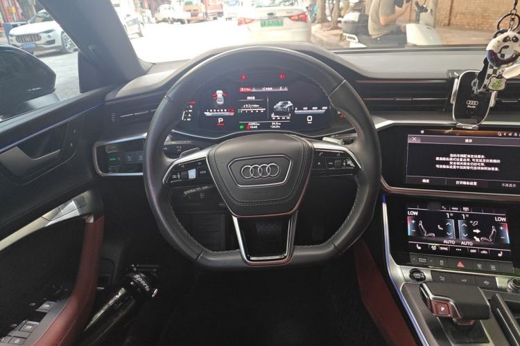 Used Audi A7L 2024 45 TFSI quattro Black Warrior Edition Steering Wheel