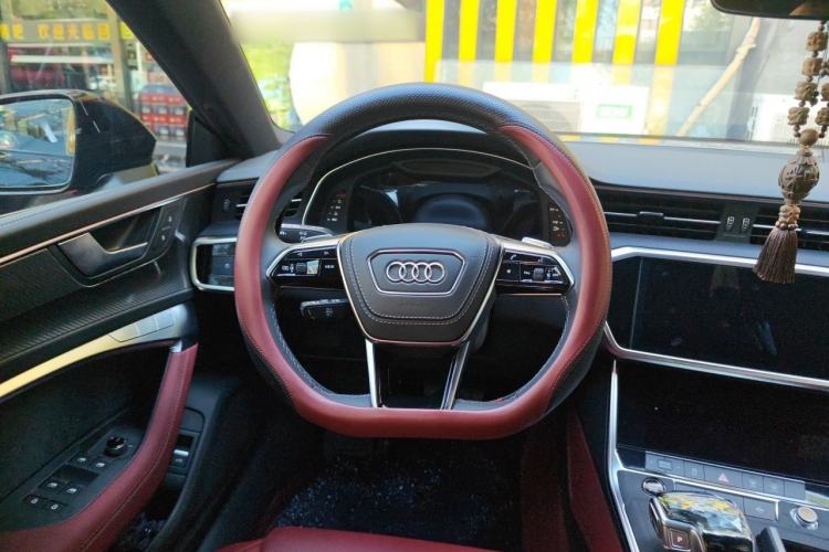 Used Audi A7L 2024 45 TFSI quattro Black Warrior Edition Steering Wheel