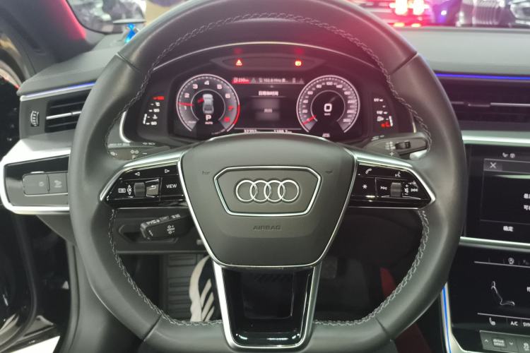 Used Audi A7L 2024 45 TFSI quattro S-line Black Warrior Edition Steering Wheel