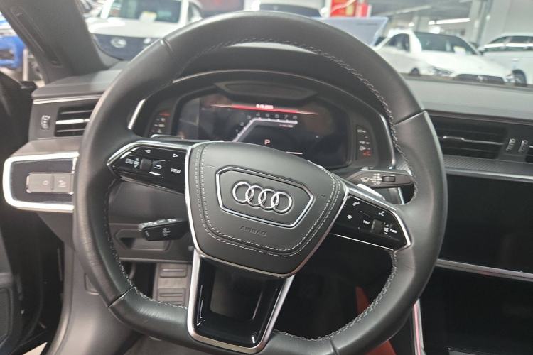 Used Audi A7L 2024 45 TFSI quattro S-line Black Warrior Edition Steering Wheel