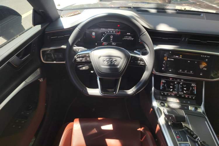 Used Audi A7L 2024 45 TFSI quattro Black Warrior Edition Steering Wheel
