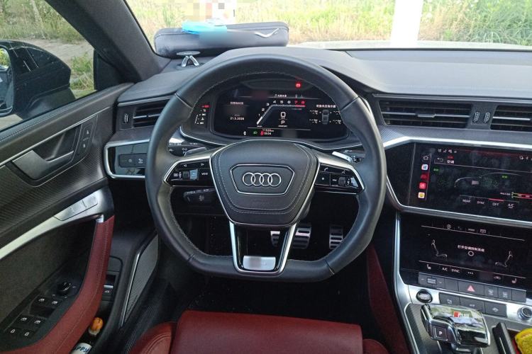 Used Audi A7L 2024 45 TFSI quattro Black Warrior Edition Steering Wheel