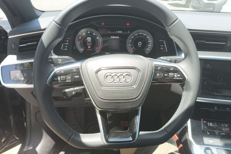 Used Audi A7L 2024 45 TFSI quattro Black Warrior Edition Steering Wheel