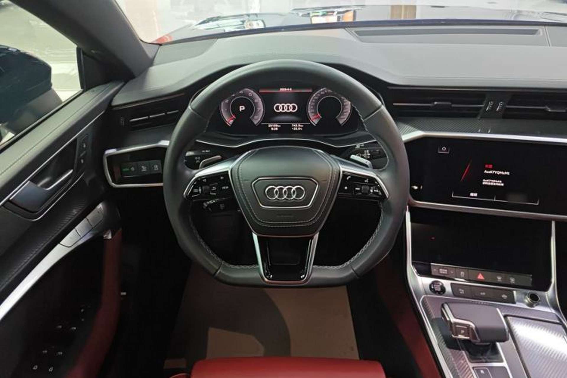 Used Audi A7L 2024 45 TFSI quattro Black Warrior Edition Steering Wheel