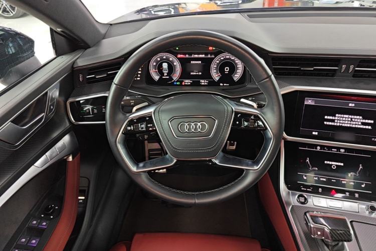 Used Audi A7L 2024 45 TFSI quattro Black Warrior Edition Steering Wheel