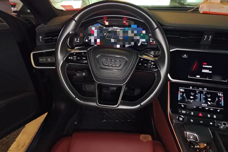 Used Audi A7L 2024 45 TFSI quattro Black Warrior Edition Steering Wheel