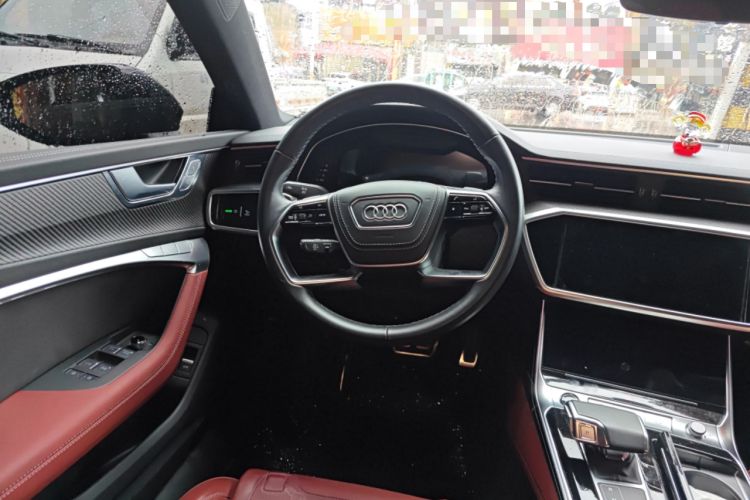 Used Audi A7L 2024 45 TFSI quattro Black Warrior Edition Steering Wheel