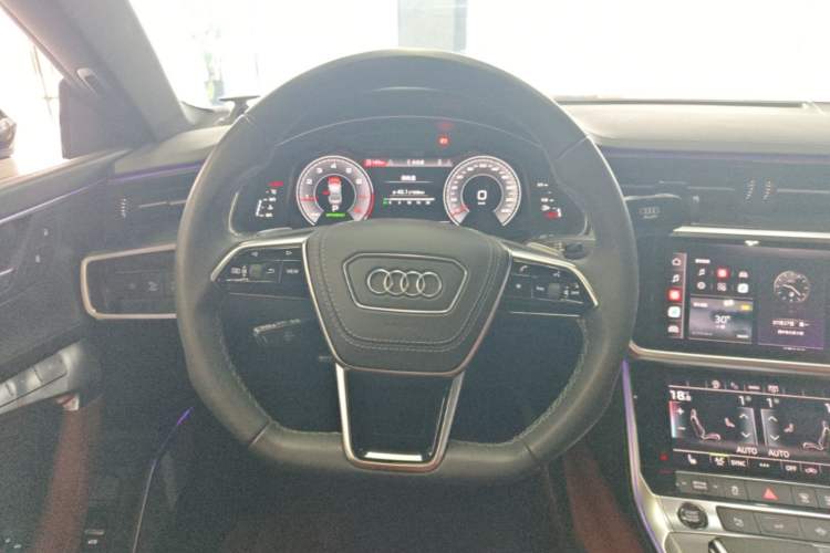Used Audi A7L 2024 45 TFSI quattro Black Warrior Edition Steering Wheel