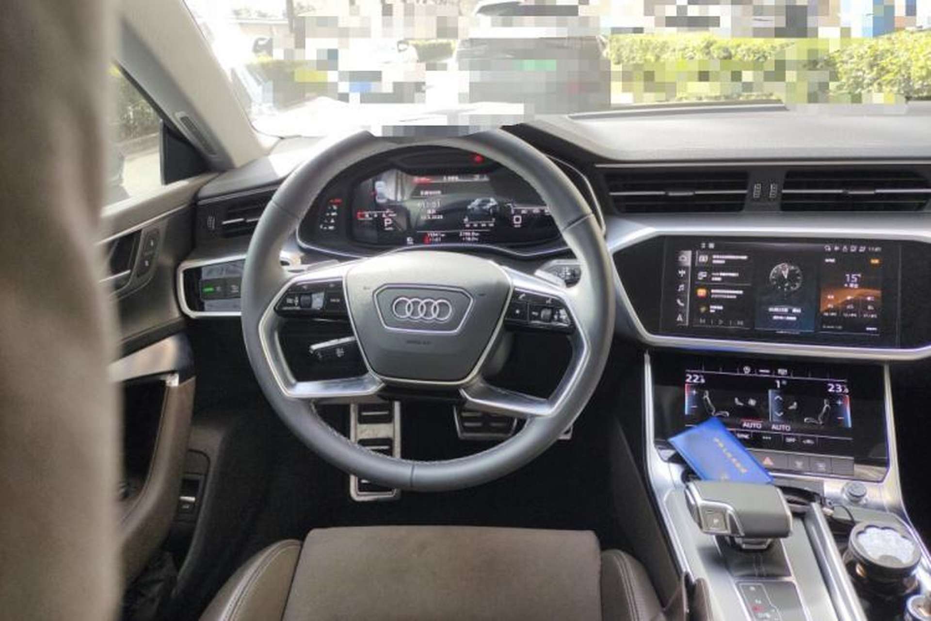 Used Audi A7L 2024 45TFSI S-line Dream-Building Edition Flow Crystal Package Steering Wheel