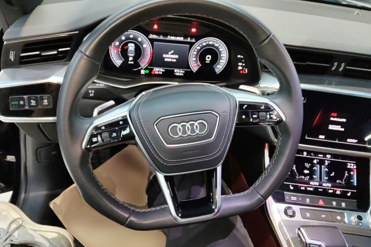 Used Audi A7L 2024 45 TFSI quattro Black Warrior Edition Steering Wheel