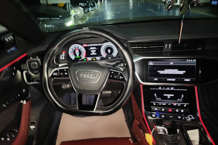 Used Audi A7L 2024 45 TFSI quattro S-line Black Warrior Edition Steering Wheel