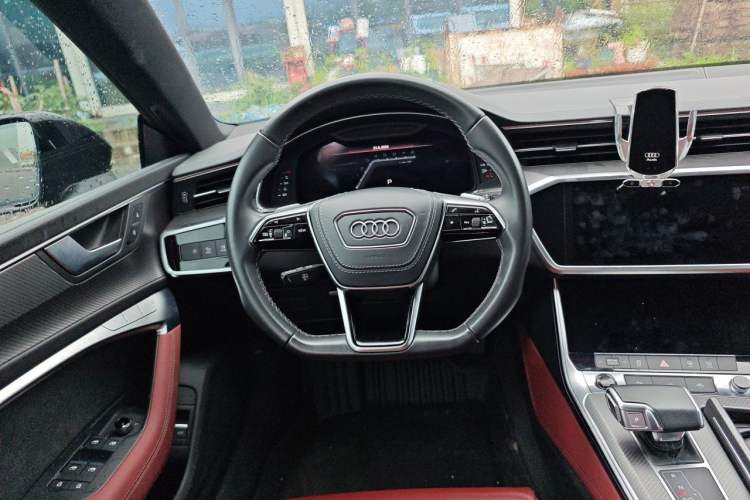 Used Audi A7L 2024 45 TFSI quattro Black Warrior Edition Steering Wheel