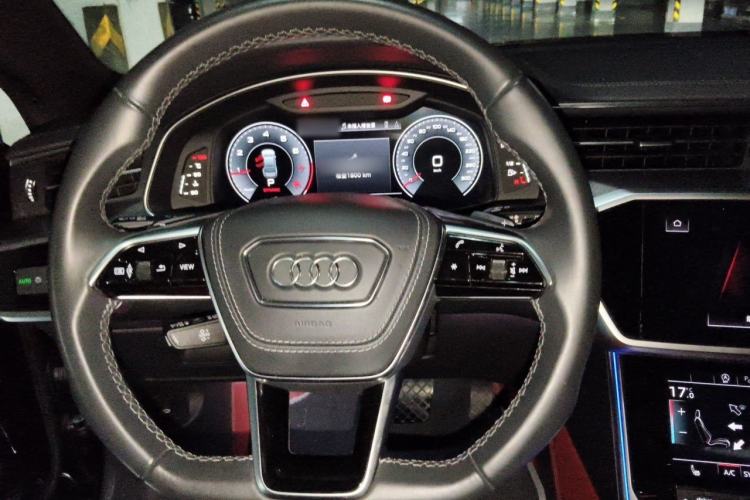 Used Audi A7L 2024 45 TFSI quattro Black Warrior Edition Steering Wheel