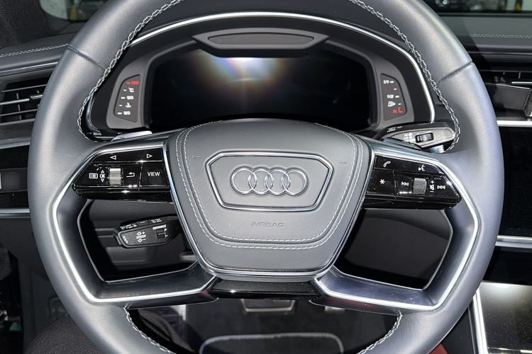 Used Audi A7L 2024 45 TFSI quattro Black Warrior Edition Steering Wheel