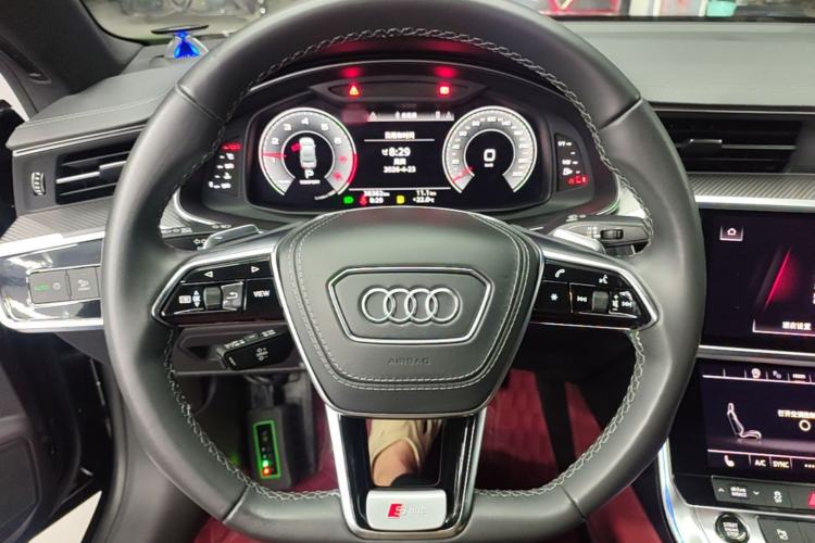 Used Audi A7L 2024 45 TFSI quattro Black Warrior Edition Steering Wheel