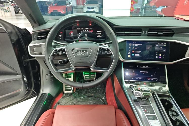 Used Audi A7L 2024 45 TFSI quattro Black Warrior Edition Steering Wheel