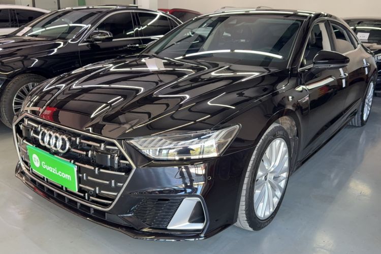 Used Audi A7L 2024 45TFSI S-line Dream-Building Edition Flow Crystal Package Guazi used car, China used car export, Used car for sale, Used cars, Cheapest cars for sale