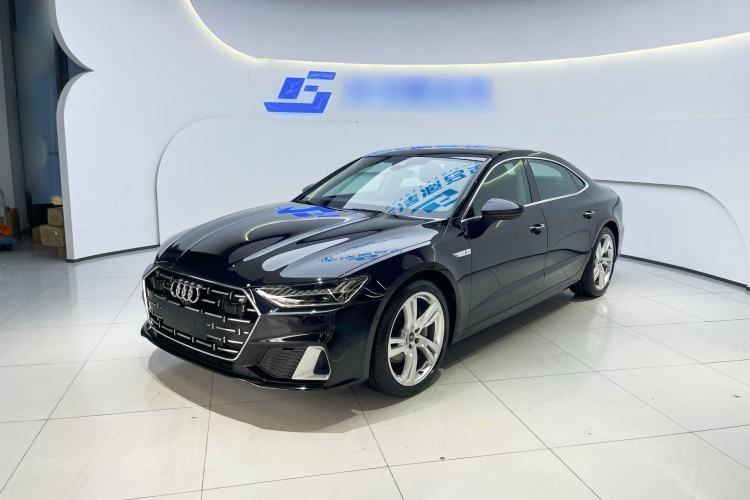 Used Audi A7L 2024 45TFSI quattro S-line Visionary Edition Flow Crystal Package Guazi used car, China used car export, Used car for sale, Used cars, Cheapest cars for sale